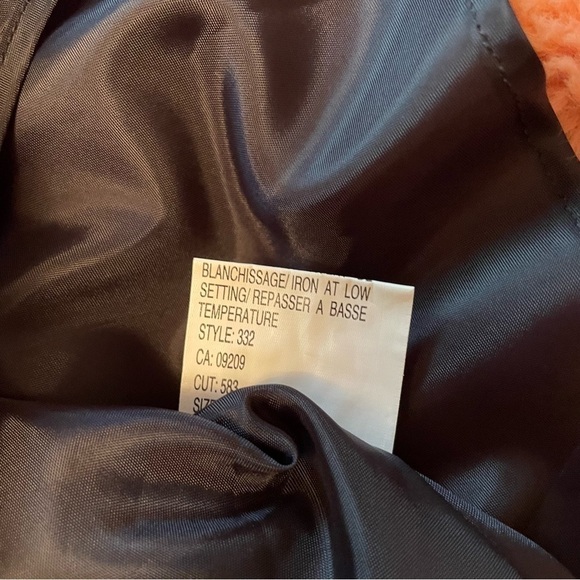 Classic Style Navy ALine PatternDress -V Neck- Size 16P- VClosure back panel NWT - Picture 14 of 15